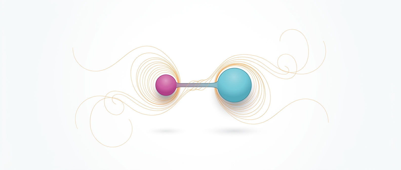 A microscopic two-bead swimmer suspended in a fluid threaded with stretched polymer filaments